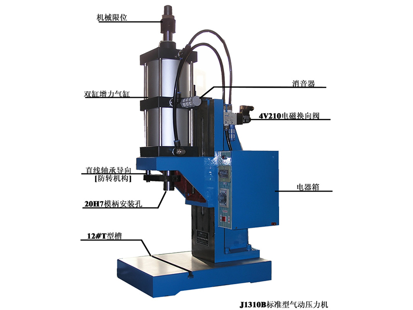 J1310B 標(biāo)準(zhǔn)型氣動壓力機